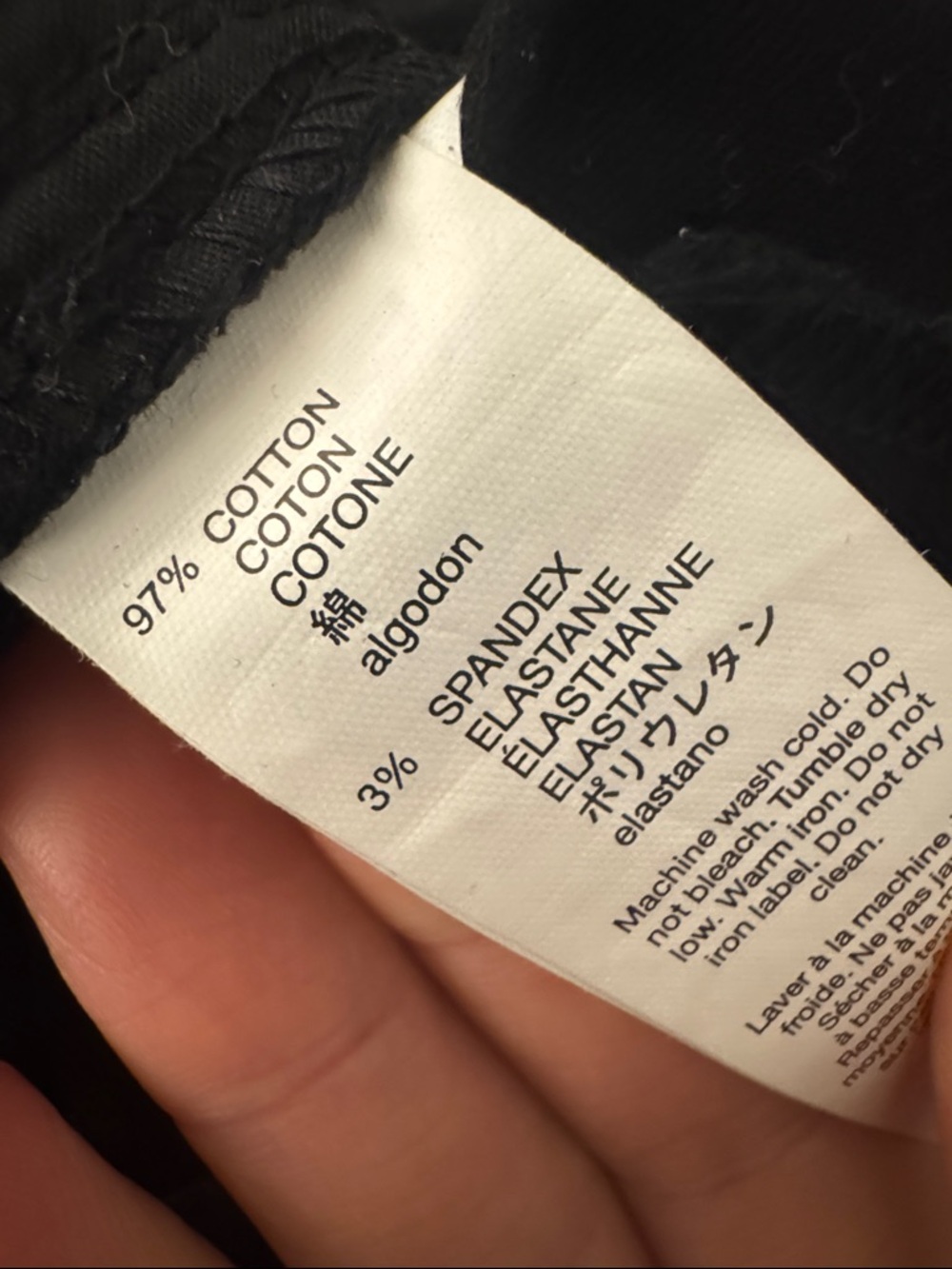 GAP Black Women's Bermuda Shorts Cotton - Size 6 - Picture 6 of 6
